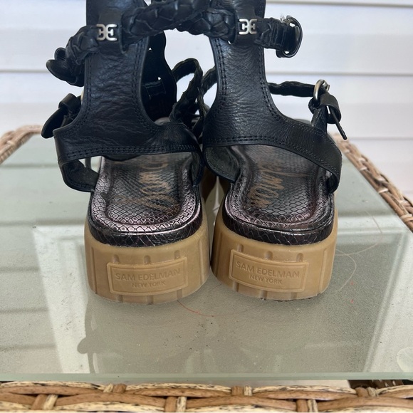 Sam Edelman Geana Braided Platform Gladiator Sandals |Size 7| - Picture 6 of 7